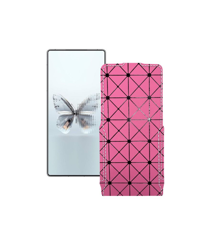 Чохол-флип з екошкіри для телефону ZTE Nubia RedMagic 10 Pro