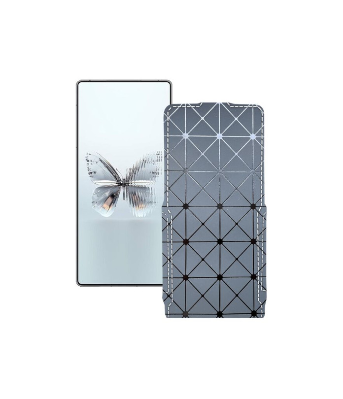 Чохол-флип з екошкіри для телефону ZTE Nubia RedMagic 10 Pro