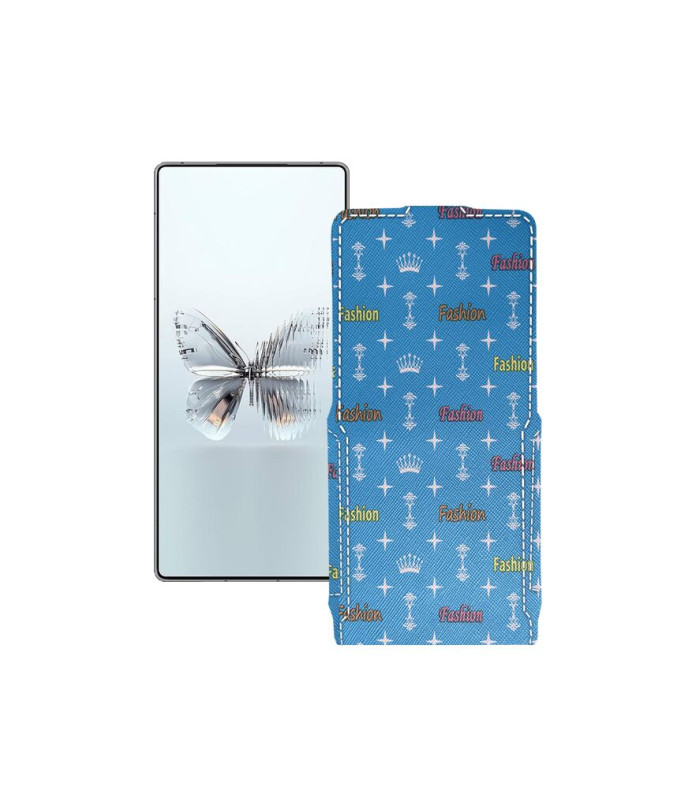 Чохол-флип з екошкіри для телефону ZTE Nubia RedMagic 10 Pro