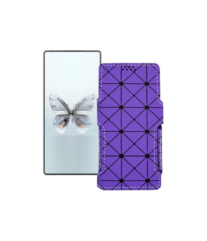 Чохол-книжка з екошкіри для телефону ZTE Nubia RedMagic 10 Pro