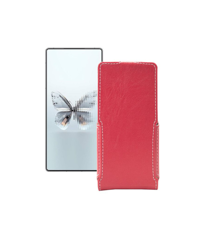 Чохол-флип з екошкіри для телефону ZTE Nubia RedMagic 10 Pro