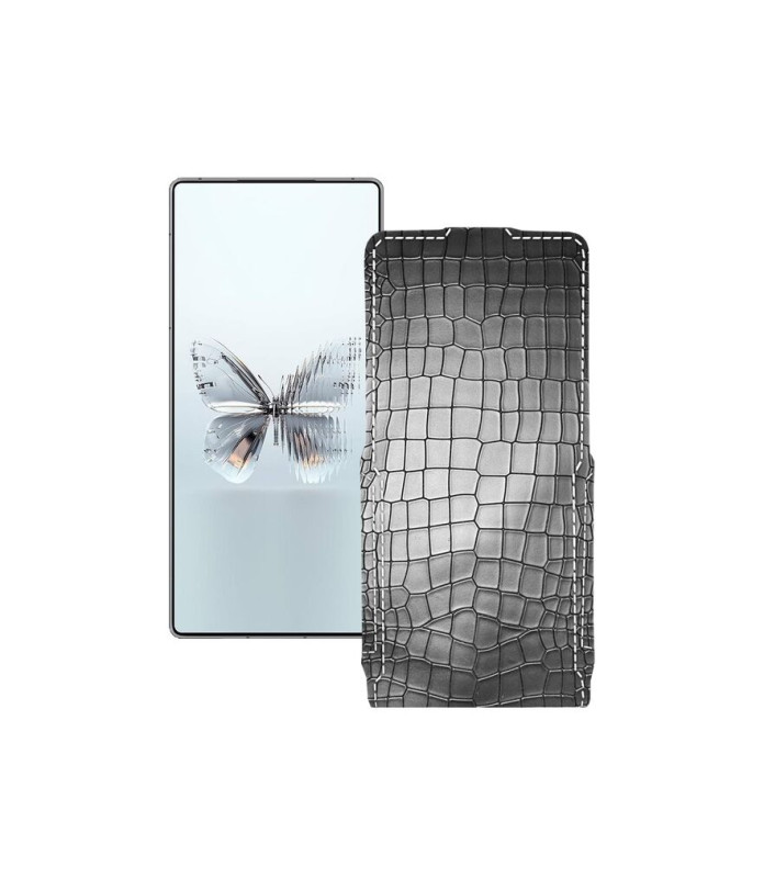 Чохол-флип з екошкіри для телефону ZTE Nubia RedMagic 10 Pro