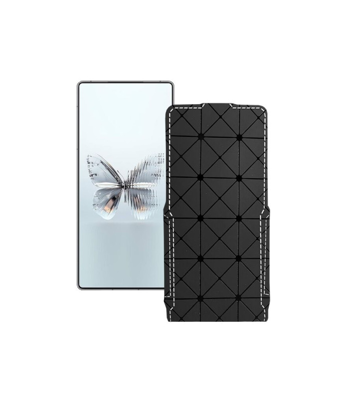 Чохол-флип з екошкіри для телефону ZTE Nubia RedMagic 10 Pro