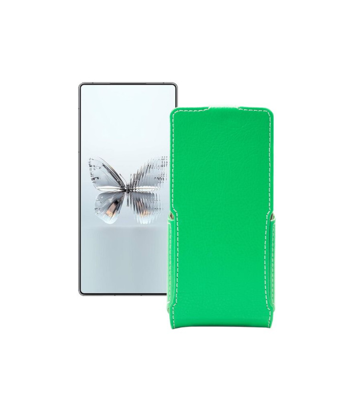 Чохол-флип з екошкіри для телефону ZTE Nubia RedMagic 10 Pro