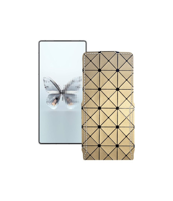 Чохол-флип з екошкіри для телефону ZTE Nubia RedMagic 10 Pro