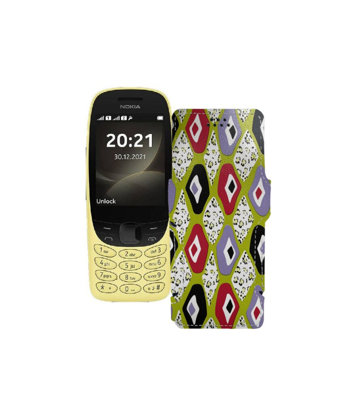 Чохол-книжка з екошкіри для телефону Nokia 6310 2021