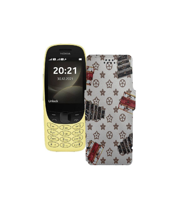 Чохол-книжка з екошкіри для телефону Nokia 6310 2021