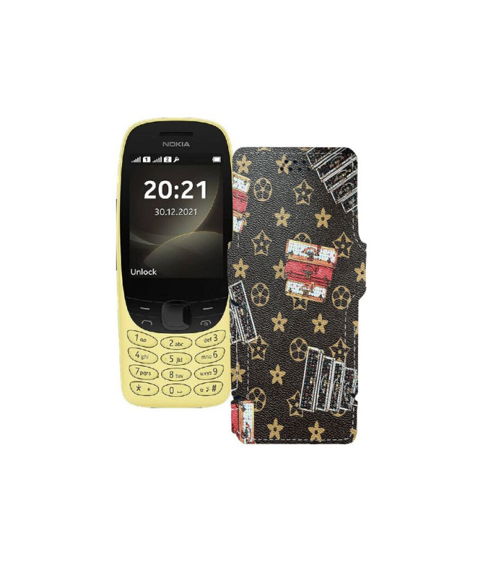 Чохол-книжка з екошкіри для телефону Nokia 6310 2021