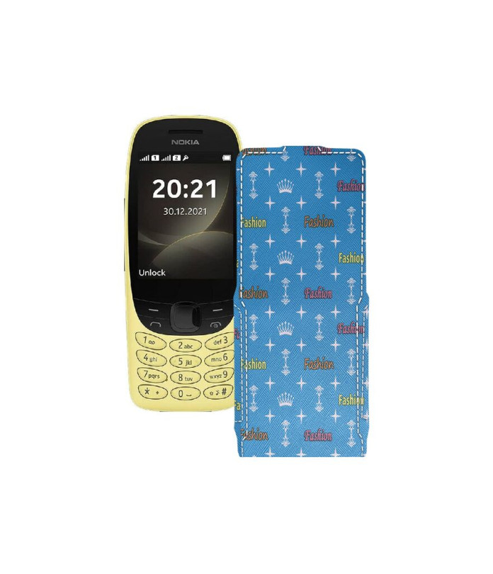 Чохол-флип з екошкіри для телефону Nokia 6310 2021