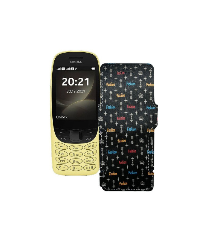 Чохол-книжка з екошкіри для телефону Nokia 6310 2021