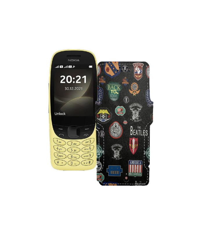 Чохол-книжка з екошкіри для телефону Nokia 6310 2021