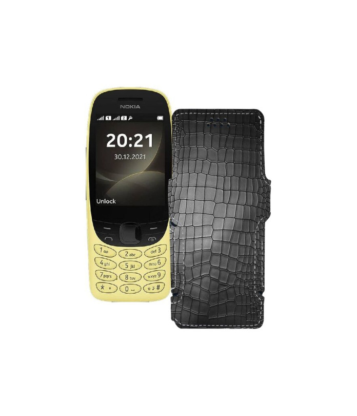 Чохол-книжка з екошкіри для телефону Nokia 6310 2021