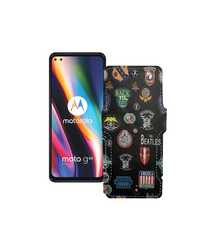 Чохол-книжка з екошкіри для телефону Motorola Moto G 5G Plus