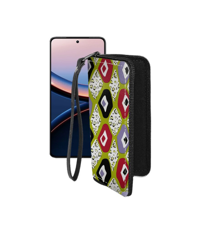 Чохол-гаманець з екошкіри для телефону Xiaomi Poco F7 Pro