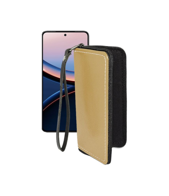 Чохол-гаманець з екошкіри для телефону Xiaomi Poco F7 Pro