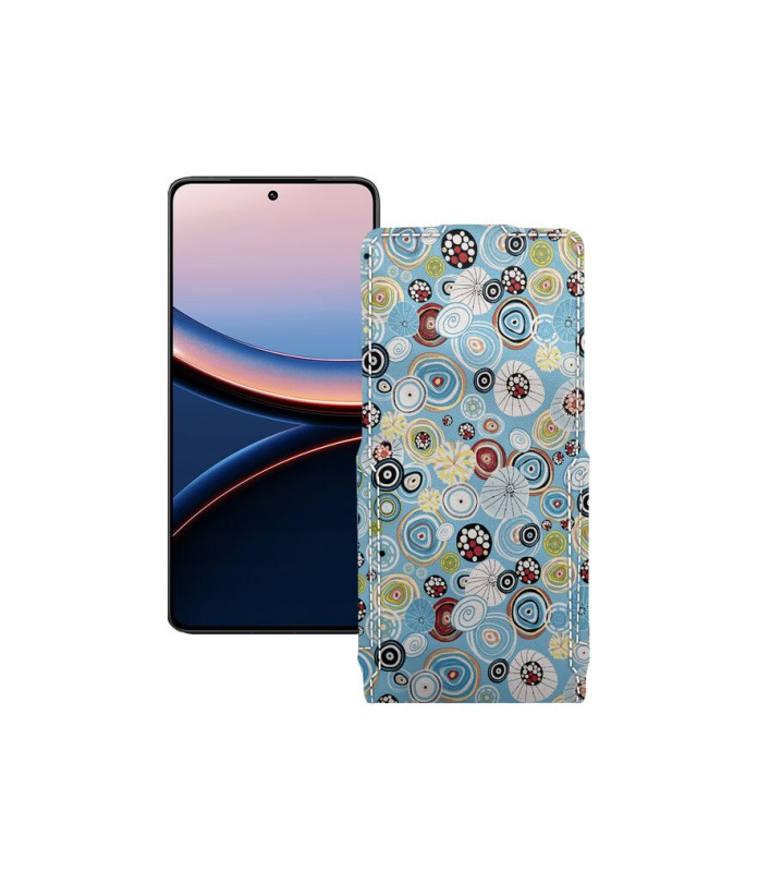 Чохол-флип з екошкіри для телефону Xiaomi Poco F7 Pro