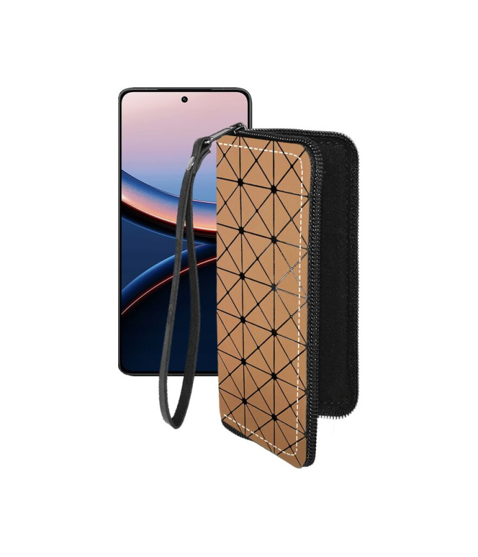 Чохол-гаманець з екошкіри для телефону Xiaomi Poco F7 Pro