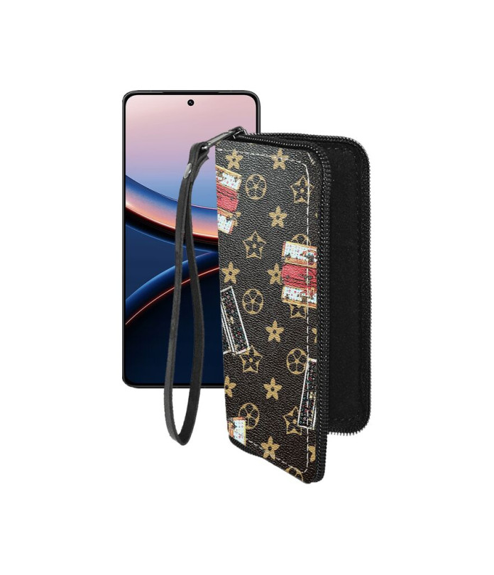 Чохол-гаманець з екошкіри для телефону Xiaomi Poco F7 Pro