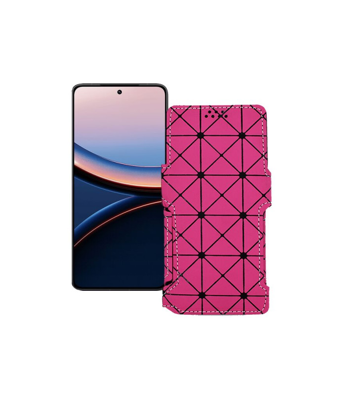 Чохол-книжка з екошкіри для телефону Xiaomi Poco F7 Pro