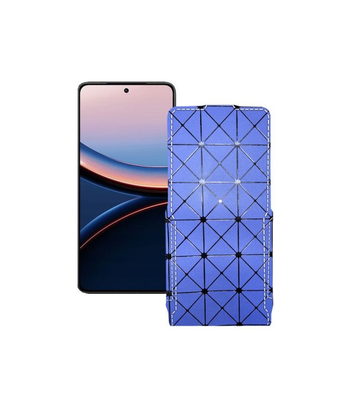 Чохол-флип з екошкіри для телефону Xiaomi Poco F7 Pro