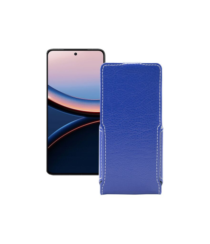 Чохол-флип з екошкіри для телефону Xiaomi Poco F7 Pro