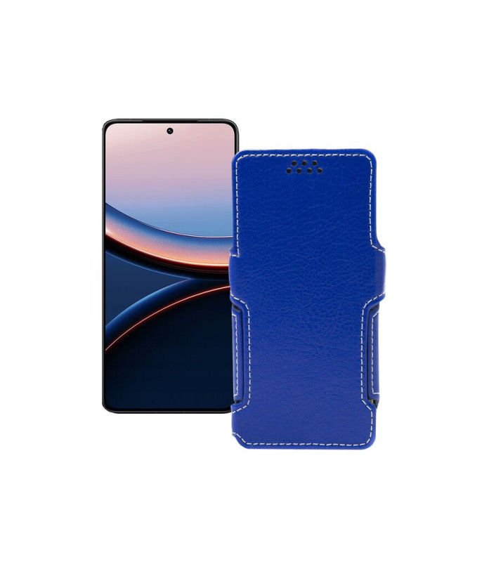 Чохол-книжка з екошкіри для телефону Xiaomi Poco F7 Pro