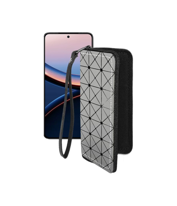 Чохол-гаманець з екошкіри для телефону Xiaomi Poco F7 Pro