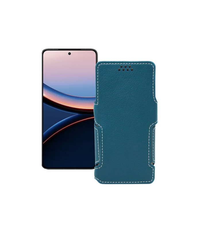 Чохол-книжка з екошкіри для телефону Xiaomi Poco F7 Pro