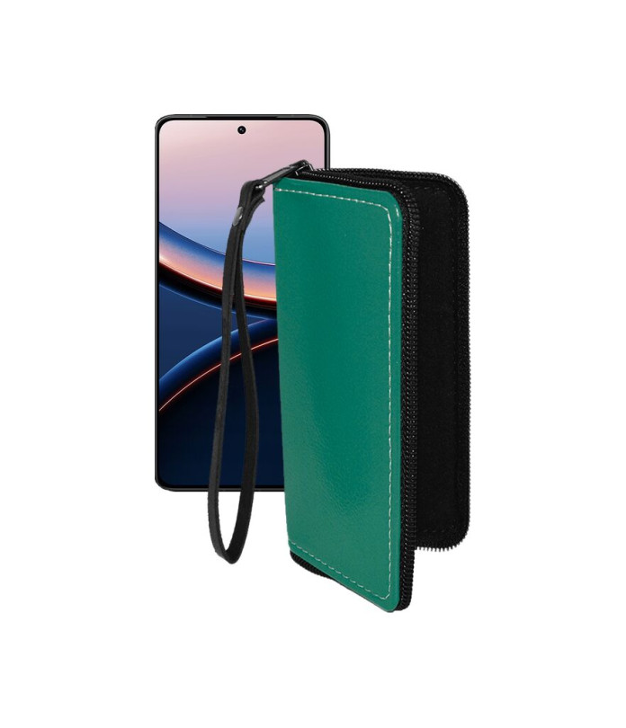 Чохол-гаманець з екошкіри для телефону Xiaomi Poco F7 Pro