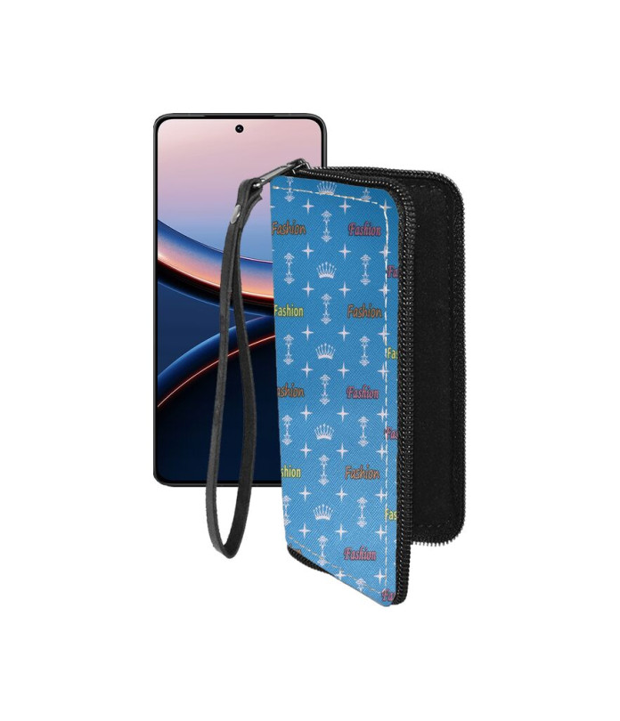 Чохол-гаманець з екошкіри для телефону Xiaomi Poco F7 Pro