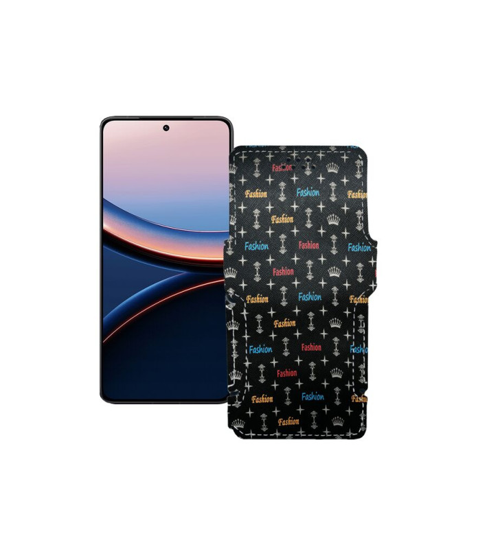 Чохол-книжка з екошкіри для телефону Xiaomi Poco F7 Pro