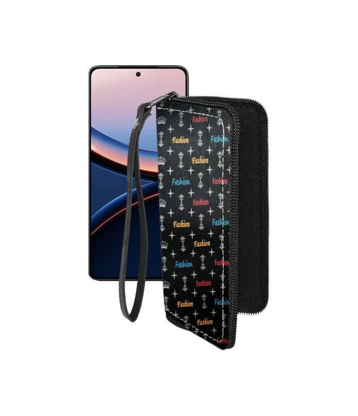 Чохол-гаманець з екошкіри для телефону Xiaomi Poco F7 Pro