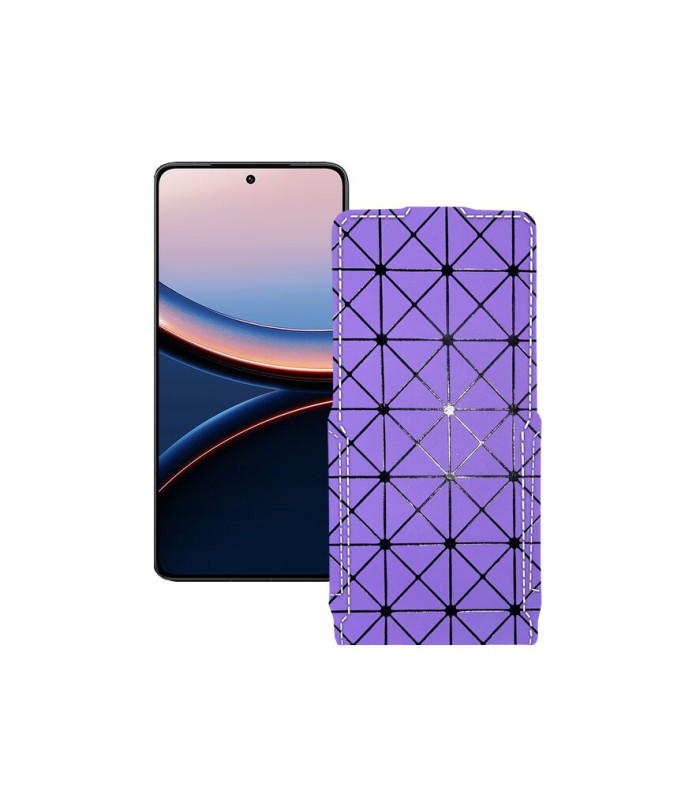 Чохол-флип з екошкіри для телефону Xiaomi Poco F7 Pro