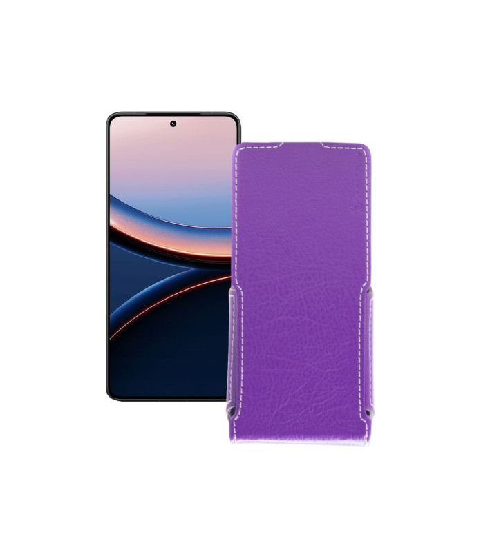 Чохол-флип з екошкіри для телефону Xiaomi Poco F7 Pro