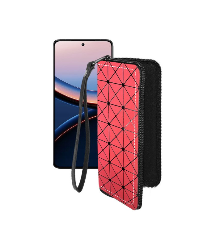 Чохол-гаманець з екошкіри для телефону Xiaomi Poco F7 Pro