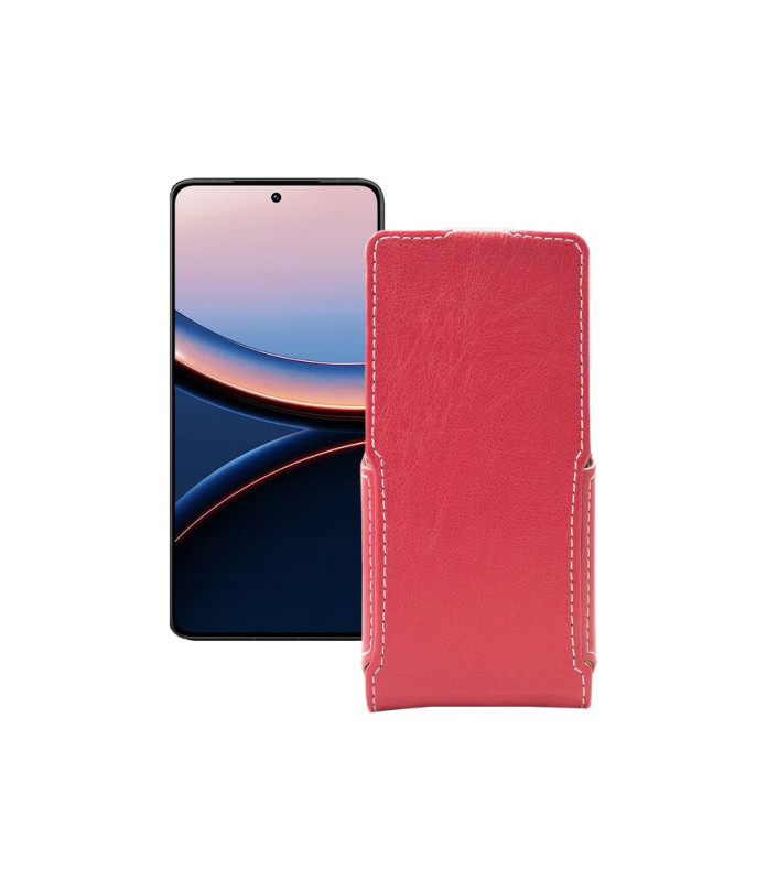 Чохол-флип з екошкіри для телефону Xiaomi Poco F7 Pro