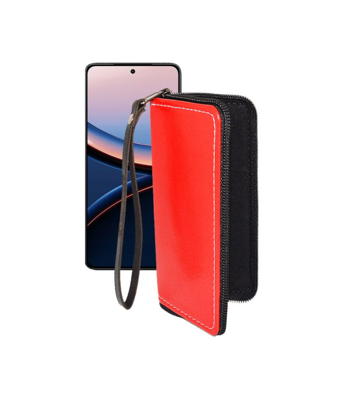 Чохол-гаманець з екошкіри для телефону Xiaomi Poco F7 Pro