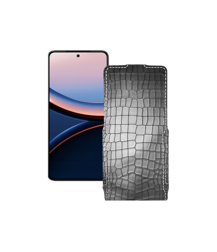 Чохол-флип з екошкіри для телефону Xiaomi Poco F7 Pro