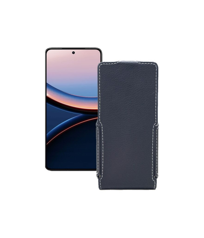 Чохол-флип з екошкіри для телефону Xiaomi Poco F7 Pro