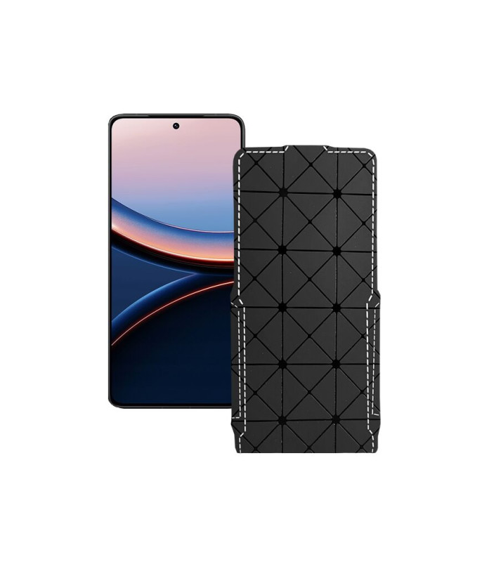 Чохол-флип з екошкіри для телефону Xiaomi Poco F7 Pro