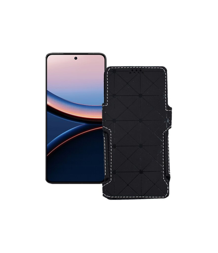 Чохол-книжка з екошкіри для телефону Xiaomi Poco F7 Pro