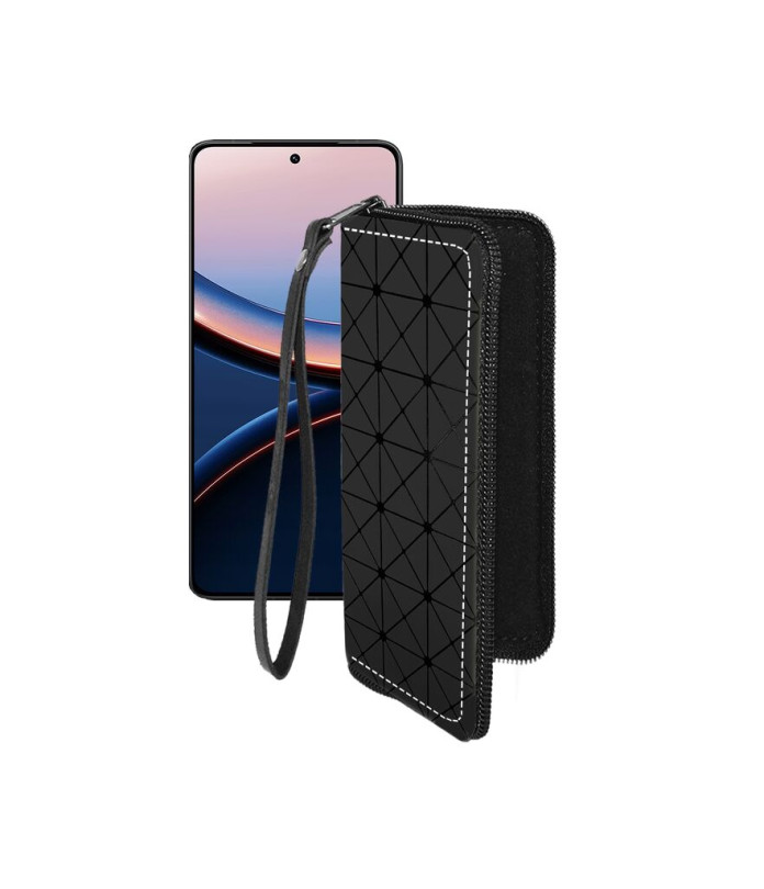 Чохол-гаманець з екошкіри для телефону Xiaomi Poco F7 Pro