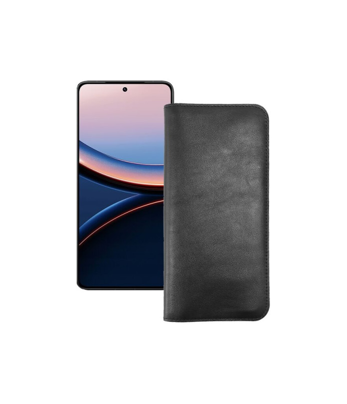 Портмоне з шкіри для телефону Xiaomi Poco F7 Pro