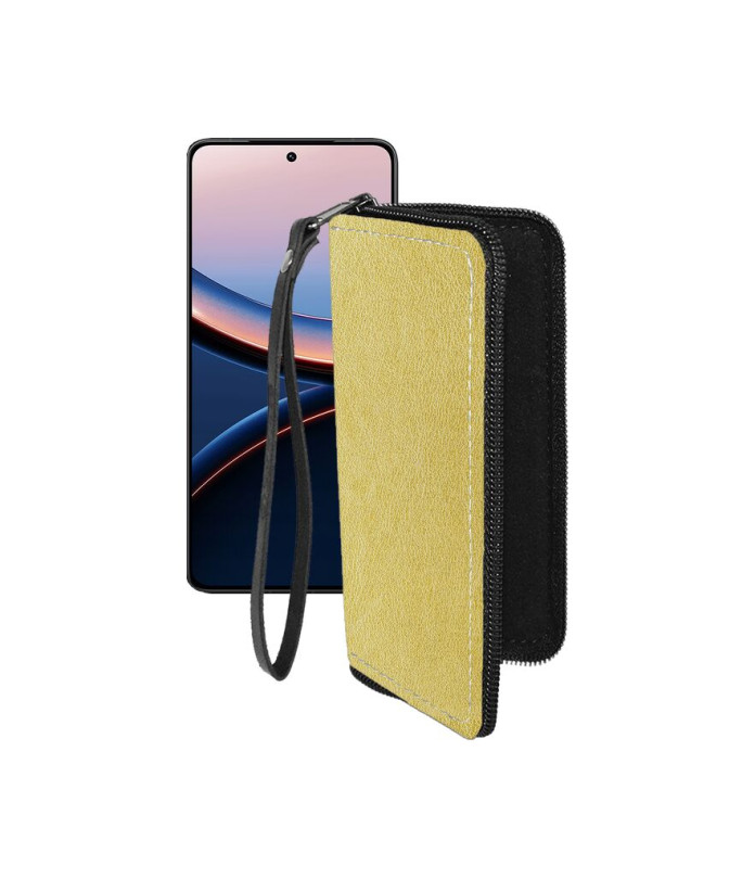 Чохол-гаманець з екошкіри для телефону Xiaomi Poco F7 Pro