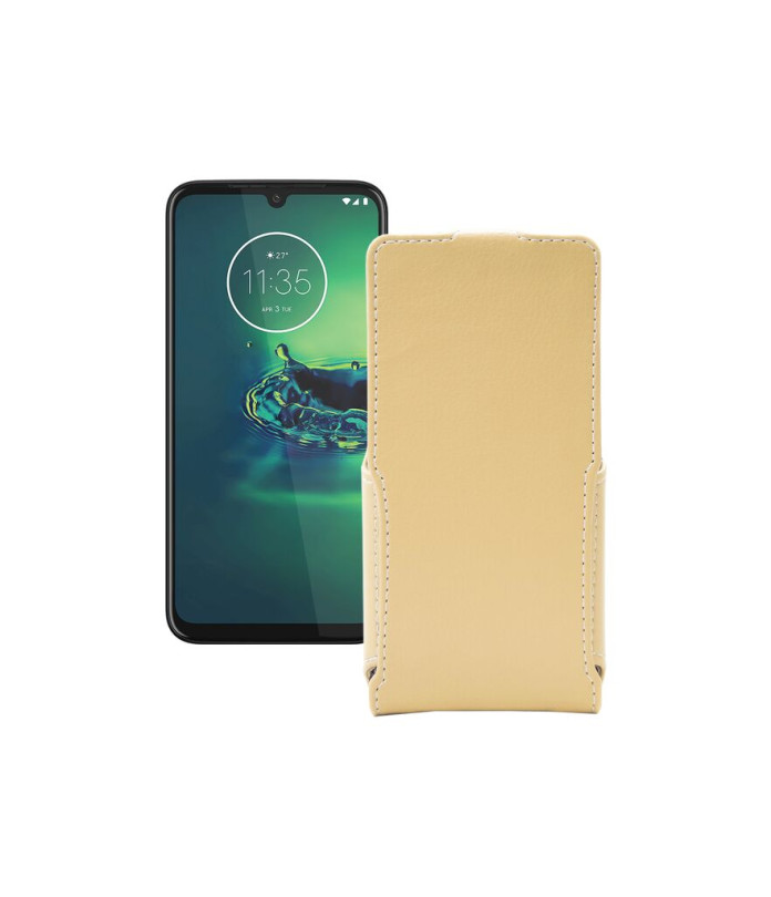 Чохол-флип з екошкіри для телефону Motorola Moto G8 Plus