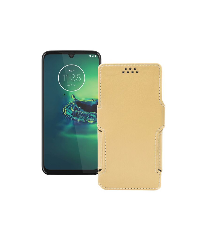 Чохол-книжка з екошкіри для телефону Motorola Moto G8 Plus