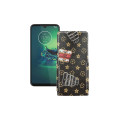 Чохол-флип з екошкіри для телефону Motorola Moto G8 Plus