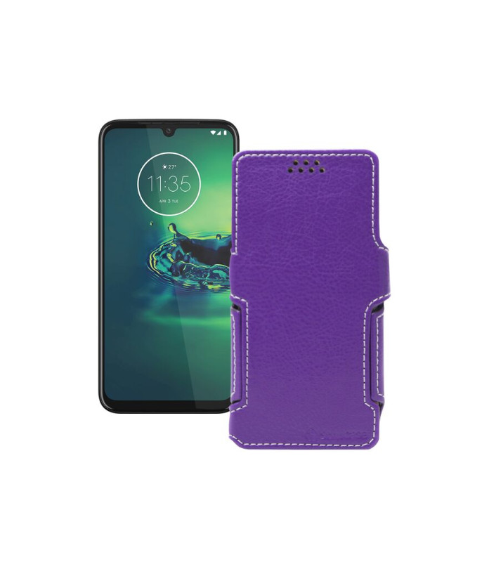 Чохол-книжка з екошкіри для телефону Motorola Moto G8 Plus