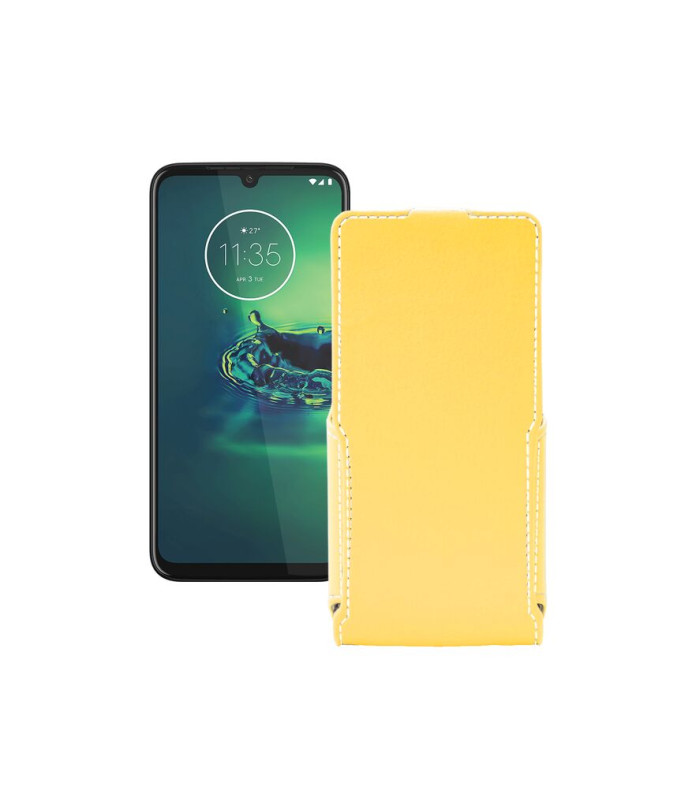 Чохол-флип з екошкіри для телефону Motorola Moto G8 Plus