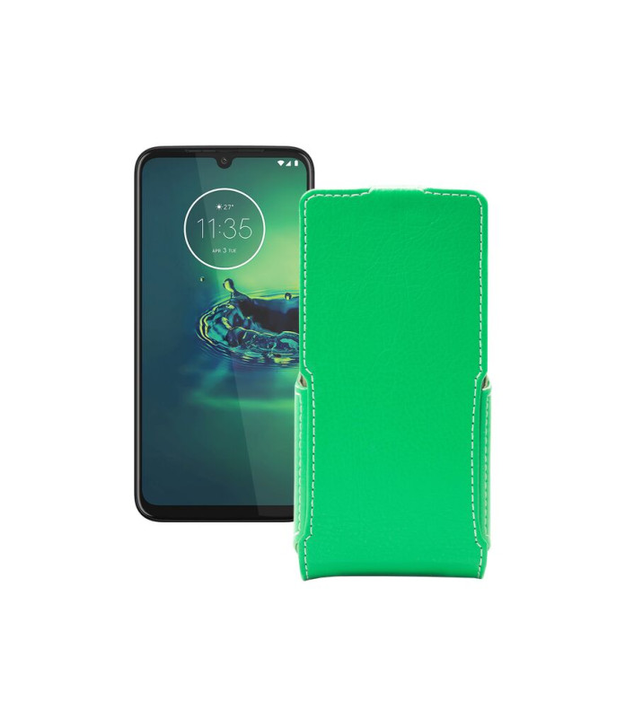 Чохол-флип з екошкіри для телефону Motorola Moto G8 Plus